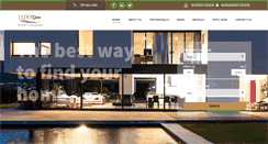 Desktop Screenshot of luxypropertymanagement.com